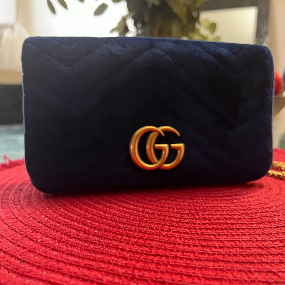 Gucci velvet marmot bag (small)